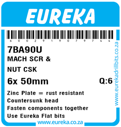 7BA90 - Machine Screw & Nut -7BA90_Label_T